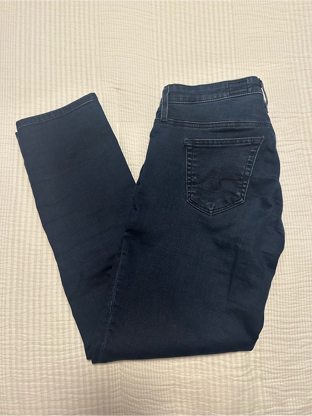 AG High-Rise Dark Blue Women’s Jeans